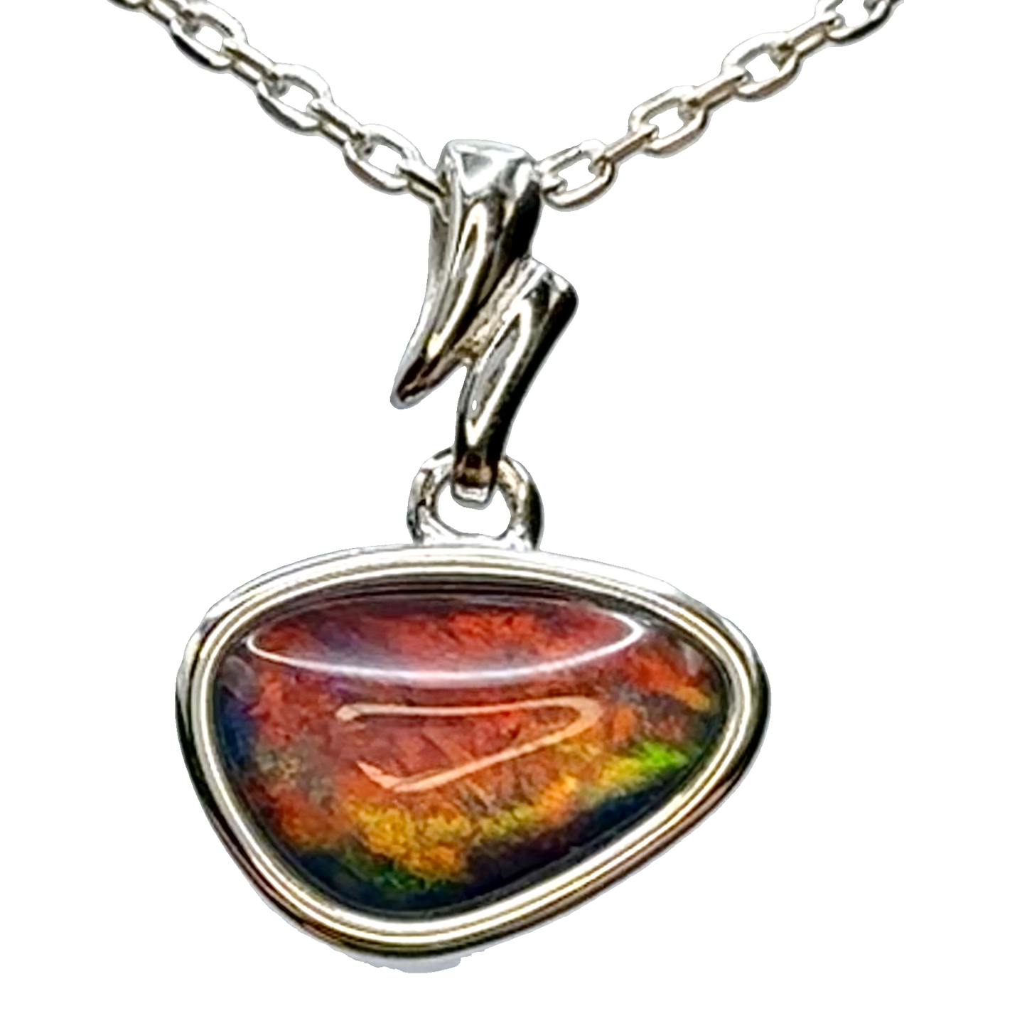 Sterling Silver Triplet Opal Pendant