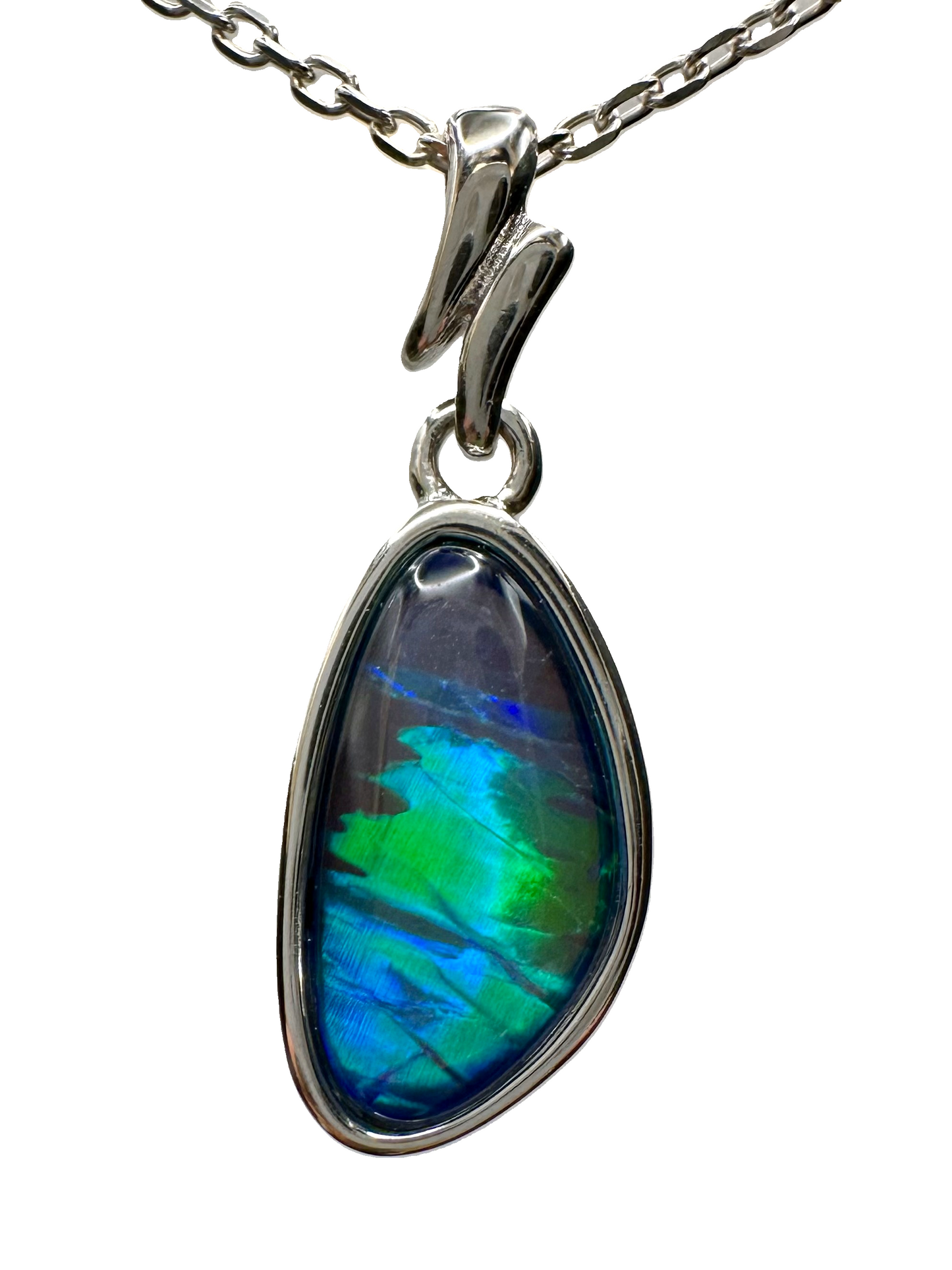 Sterling Silver Triplet Opal Pendant