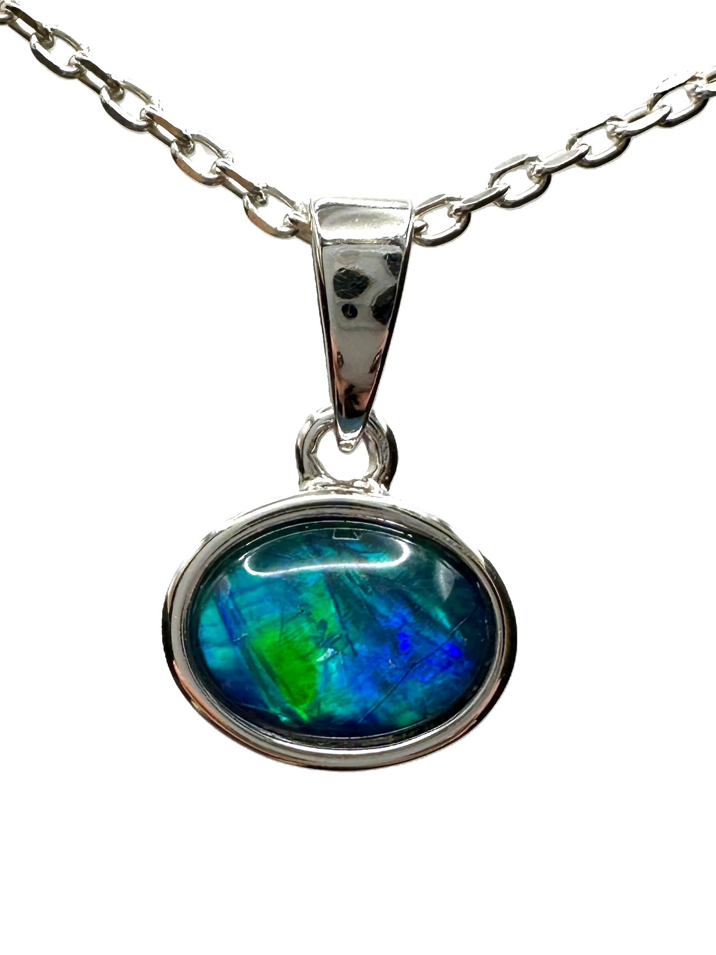 Sterling Silver Triplet Opal Pendant