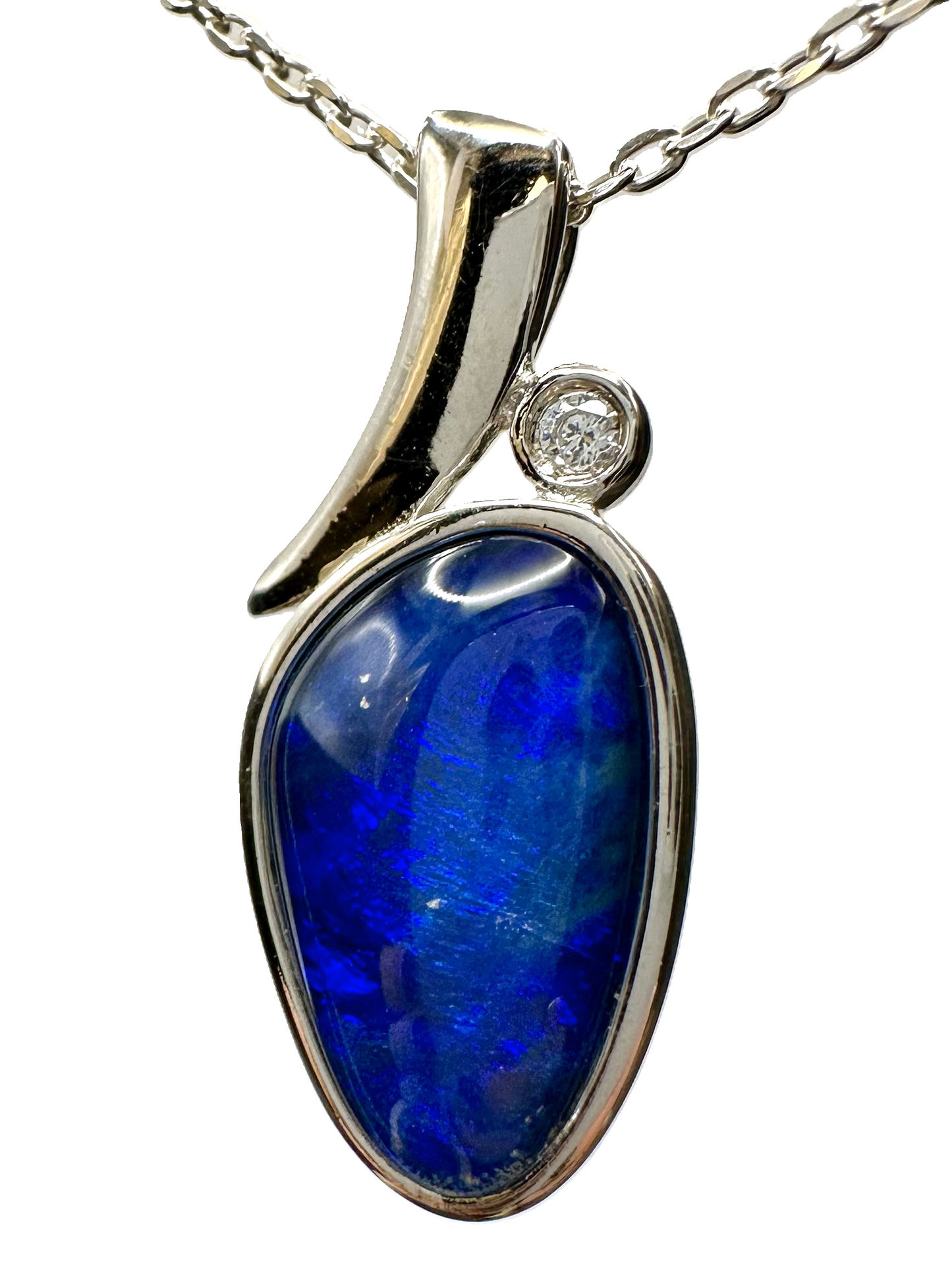 Sterling Silver Triplet Opal Pendant