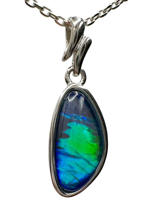 Sterling Silver Triplet Opal Pendant