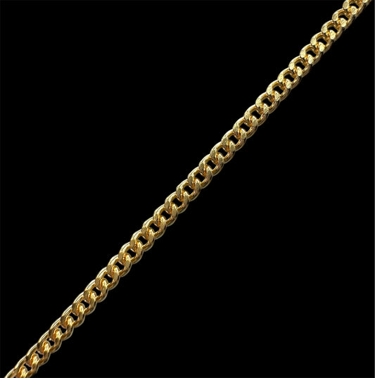 Curb chain 2mm - Gold